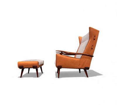 Jorge Zalszupin Bergere Armchair with Ottoman Jorge Zalszupin 1950s Lot 737A