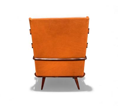 Jorge Zalszupin Bergere Armchair with Ottoman Jorge Zalszupin 1950s Lot 737A