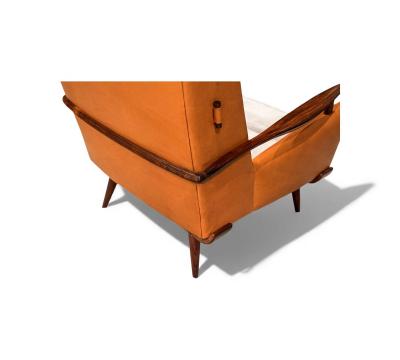 Jorge Zalszupin Bergere Armchair with Ottoman Jorge Zalszupin 1950s Lot 737A