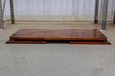 Jorge Zalszupin Brazilian Mid Century Foldable Desk in Hardwood by Jorge Zalszupin c 1970s