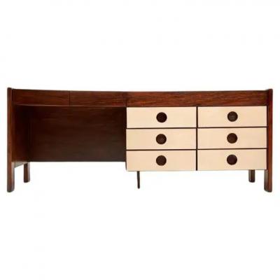 Jorge Zalszupin Brazilian Modern Dresser with Six drawers in Hardwood Jorge Zalszupin c 1970s