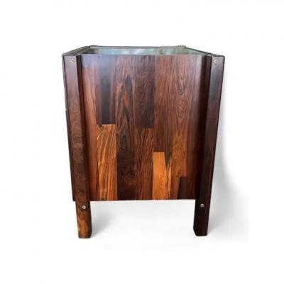 Jorge Zalszupin Brazilian Modern Filing Cabinet Drawers in Hardwood Jorge Zalszupin 1960 s
