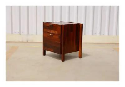 Jorge Zalszupin Brazilian Modern Filing Cabinet Drawers in Hardwood Jorge Zalszupin 1960 s