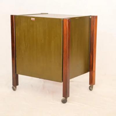 Jorge Zalszupin Brazilian Modern Filing Cabinet Drawers in Rosewood Jorge Zalszupin 1960s