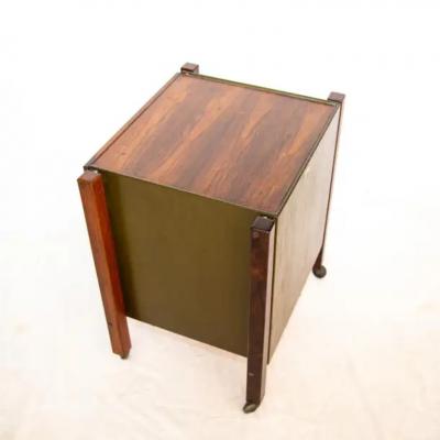 Jorge Zalszupin Brazilian Modern Filing Cabinet Drawers in Rosewood Jorge Zalszupin 1960s