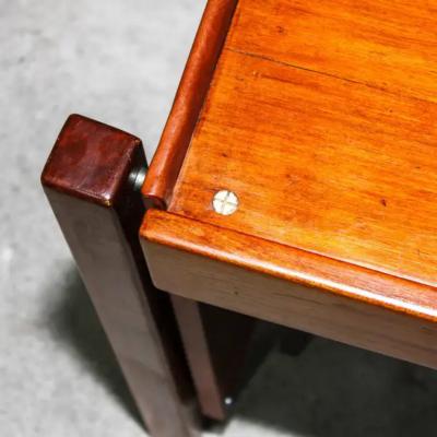 Jorge Zalszupin Brazilian Modern Side Cabinet with Drawer in Hardwood by Jorge Zalszupin 1960