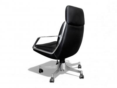 Jorge Zalszupin Brazilian Modern Tall Commander Swivel Chair Jorge Zalszupin 1973