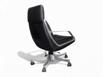 Jorge Zalszupin Brazilian Modern Tall Commander Swivel Chair Jorge Zalszupin 1973