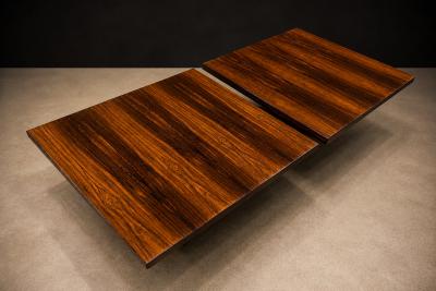 Jorge Zalszupin Chanceler Side Tables in Rosewood and Metal Jorge Zalszupin 1960s