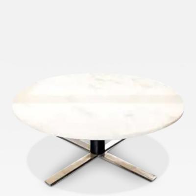Jorge Zalszupin Chancellor Coffee Table with Marble Top by Jorge Zalszupin c 1960