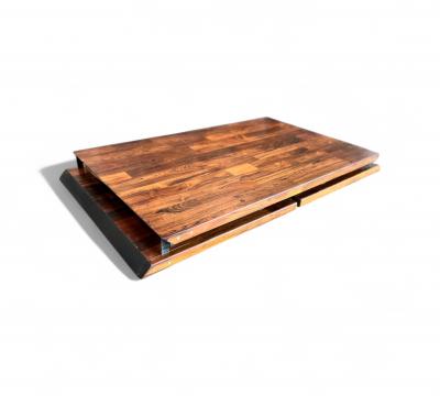 Jorge Zalszupin Foldable Desk in Rosewood Jorge Zalszupin 1970s Lot 556