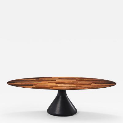 Jorge Zalszupin Guanabara Pedestal Table by Jorge Zalszupin for LAtelier Brazil 1960s