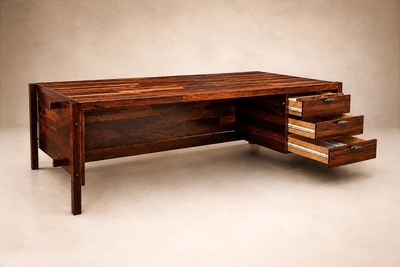 Jorge Zalszupin Jorge Zalszupin Diplomata Executive Desk in Brazilian Rosewood Brazil