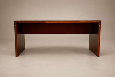 Jorge Zalszupin Jorge Zalszupin Foldable Patchwork Rosewood Desk File Cabinet by L Atelier