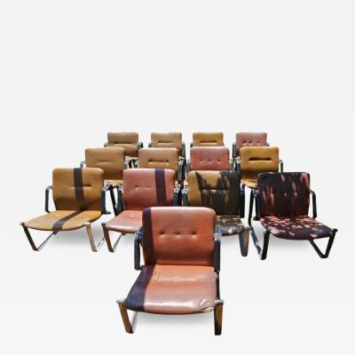 Jorge Zalszupin Lobby Chair set of 13 By Jorge Zalszupin 1960 1969