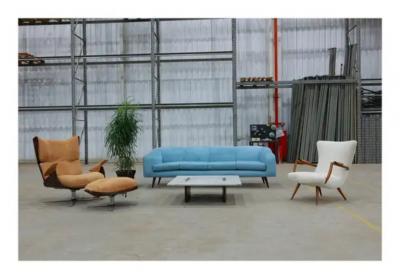 Jorge Zalszupin Mid Century Modern Paulistana Armchair with Ottoman by Jorge Zalszupin c 1959