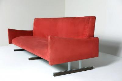 Jorge Zalszupin Mid Century Modern Sofa by Brazilian designer Jorge Zalszupin 1960s