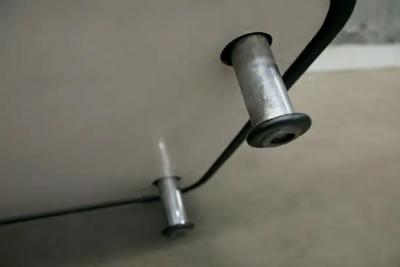 Jorge Zalszupin Mid Century Modern Sofa in Black Leather Wood by Jorge Zalszupin Brazil 1970