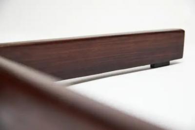 Jorge Zalszupin Midcentury Modern Round Table in Hardwood Granite by Jorge Zalszupin Brazil