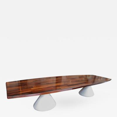 Jorge Zalszupin Parquet Brazilian Jacaranda Guaruj Dining Table by Jorge Zalszupin