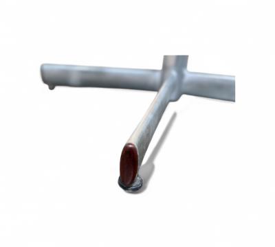 Jorge Zalszupin Round Dining Table in Hardwood and Metal Jorge Zalszupin 1960s Lot 40