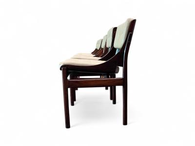 Jorge Zalszupin Set of 5 Chairs in Rosewood Leather Jorge Zalszupin 1960s Lot 114 158 378