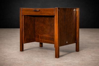 Jorge Zalszupin Side Cabinet with Drawer in Rosewood Jorge Zalszupin c 1960s