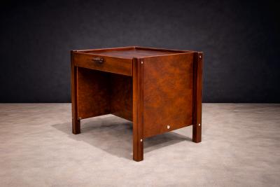 Jorge Zalszupin Side Cabinet with Drawer in Rosewood Jorge Zalszupin c 1960s