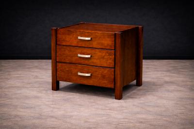 Jorge Zalszupin Side Table with drawers in Rosewood Jorge Zalszupin 1960 s