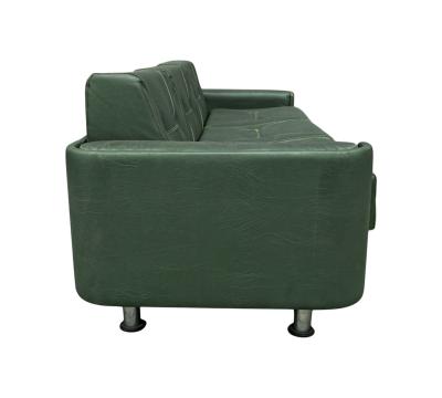 Jorge Zalszupin Sofa in Wood Leather Jorge Zalszupin 1970s Lot 252A