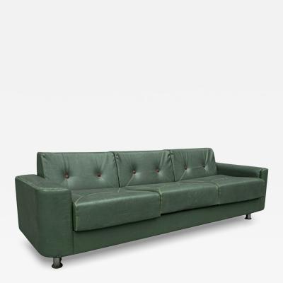 Jorge Zalszupin Sofa in Wood Leather Jorge Zalszupin 1970s Lot 252A