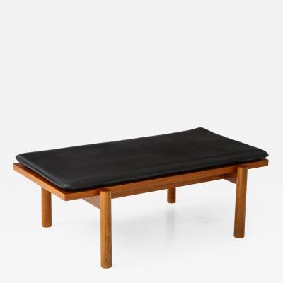 Jorgen Bo Teak and Leather Day Bed by Jorgen Bo