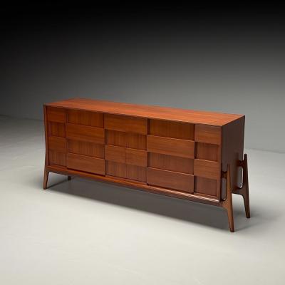 Jorgen Clausen Jorgen Clausen Danish Mid Century Modern Sculptural Dresser Teak 1960s