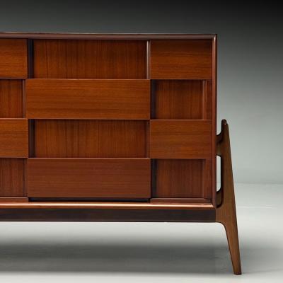 Jorgen Clausen Jorgen Clausen Danish Mid Century Modern Sculptural Dresser Teak 1960s