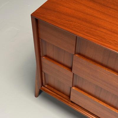 Jorgen Clausen Jorgen Clausen Danish Mid Century Modern Sculptural Dresser Teak 1960s