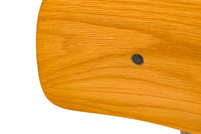 Jorgen Rasmussen J rgen Rasmussen for Kevi Danish Mid Century Teak Bentwood Swiveling Task Chai