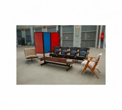 Jos Zanine Caldas Armchair in Wood Floral Fabric Jose Zanine Caldas 1950s Lot 147