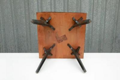 Jos Zanine Caldas Black Accent Side Table by Jose Zanine Caldas 1950s