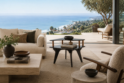 Jos Zanine Caldas Brazilian Modern Two Tier Accent Table in Marine Plywood by Jos Zanine Caldas