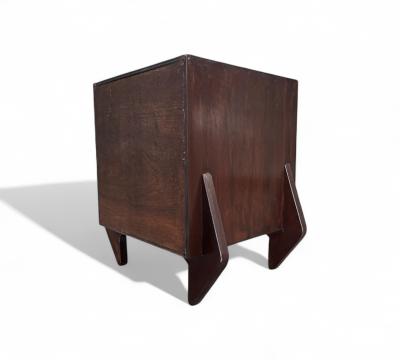 Jos Zanine Caldas Console night stand in Hardwood att Jose Zanine Caldas 1950s Lot 667