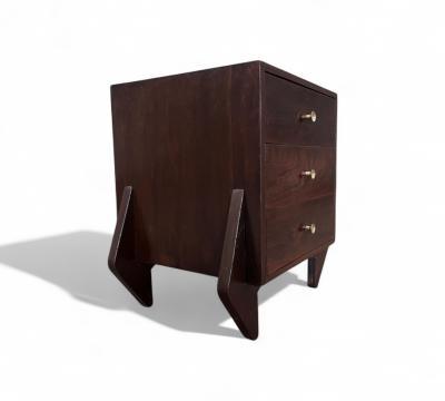 Jos Zanine Caldas Console night stand in Hardwood att Jose Zanine Caldas 1950s Lot 667