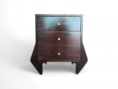 Jos Zanine Caldas Console night stand in Hardwood att Jose Zanine Caldas 1950s Lot 667