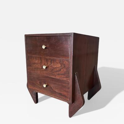 Jos Zanine Caldas Console night stand in Hardwood att Jose Zanine Caldas 1950s Lot 667