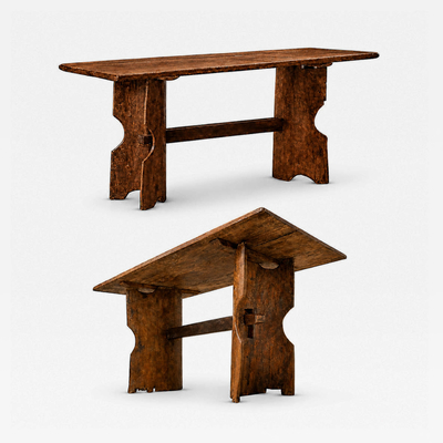 Jos Zanine Caldas Den ncia Dining Table in Pequi Wood by Jos Zanine Caldas Brazil 1970s