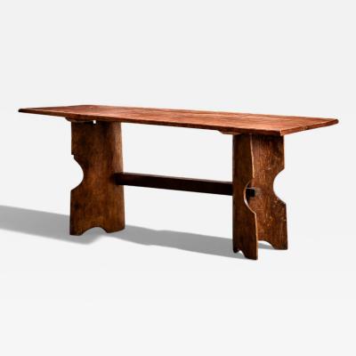 Jos Zanine Caldas Denuncia Dining Table in Solid Pequi Wood by Jose Zanine Caldas Lot 481A