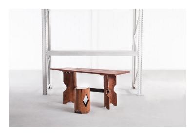 Jos Zanine Caldas Denuncia Dining Table in Solid Wood by Jose Zanine Caldas c 1970s