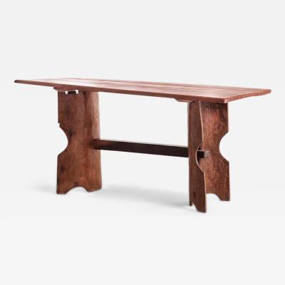 Jos Zanine Caldas Denuncia Dining Table in Solid Wood by Jose Zanine Caldas c 1970s