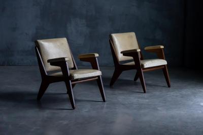 Jos Zanine Caldas H Armchairs by Jos Zanine Caldas Brazil 1950s