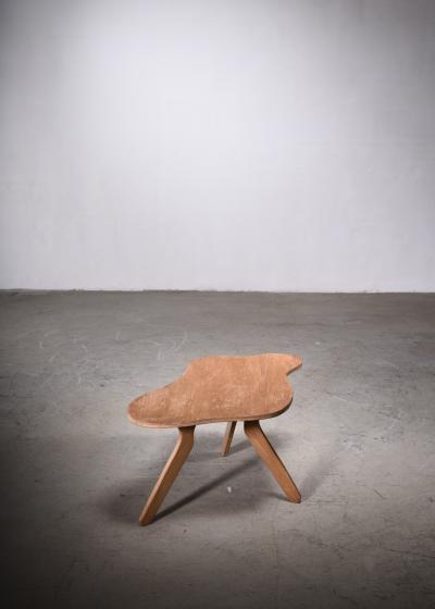 Jos Zanine Caldas Jos Zanine Caldas free form plywood coffee table Brazil 1950s