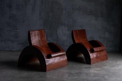 Jos Zanine Caldas Lounge Chairs by Jos Zanine Caldas Brazil 1970s